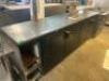PERLICK 108" FOUR DOOR DRAFT BEER BOX WITH TOWER AND LINES. - 3