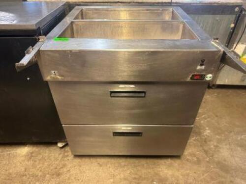 DELFIELD TOP DRAWER OPEN TOP COOLER.