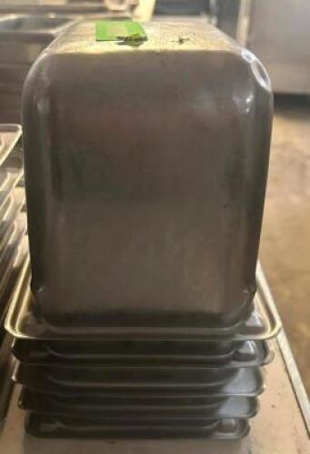(6) 1/6 SIZE STAINLESS INSERT