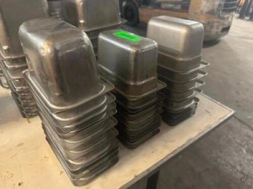 (20) 1/9TH SIZE STAINLESS INSERT