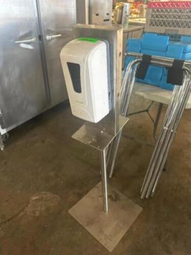 HAND SOAP DISPENSER W/ STAND.