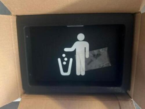 TRASH CAN SIGN ( NEW )
