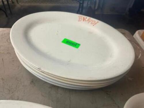 (6) 14" "BRIO" LOGO PLATTERS