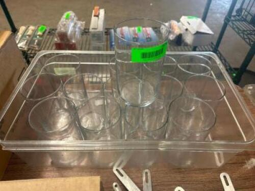(12) GLASS VOTIVES