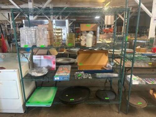 60" X 24" FOUR TIER COATED WIRE RACK
