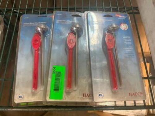 (3) INSTANT READ THERMOMETERS