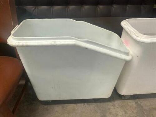 (2) INGREDIENTS BINS ( NO LIDS )