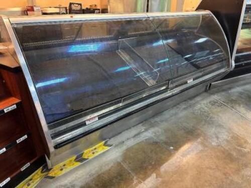 HUSSMANN Q1-FC-8R SINGLE DECK REFRIGERATED DELI CASE.