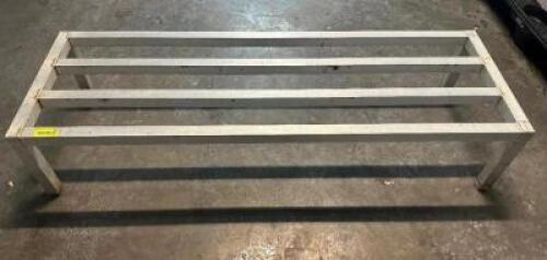 (2) 60" X 20" ALUMINUM DUNNAGE RACKS