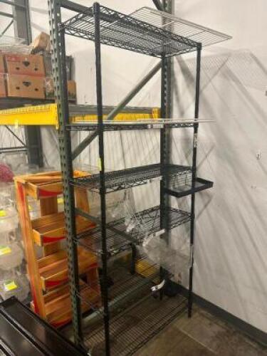 36" X 12" SIX TIER WIRE DISPLAY RACK