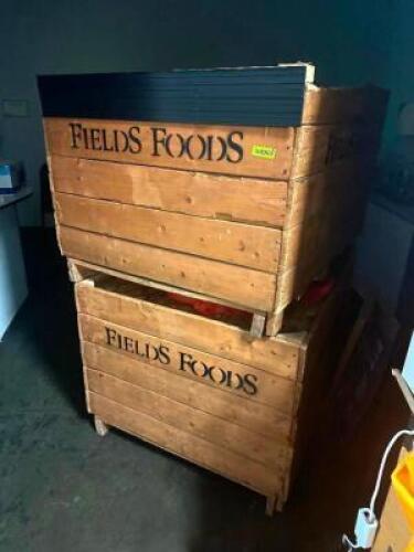 (2) 40" X 48" CRATE PRODUCES DISPLAYS