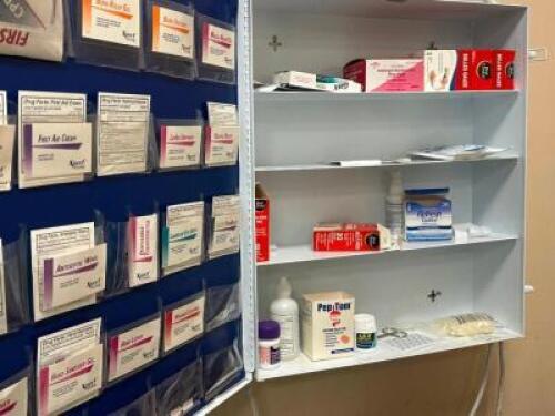 FIRST AID CABINET W/ CONTENTS