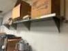 10' X 12" STAINLESS WALL SHELF.