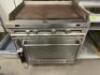 JADE RANGE 36" GRIDDLE W/ LOWER OVEN COMBO.