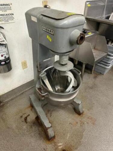 HOBART 30 QT MIXER W/ BOWL AND (3) ATTACHMENTS