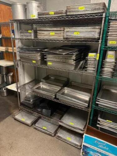 60" X 24" FIV E TIER WIRE SHELF.
