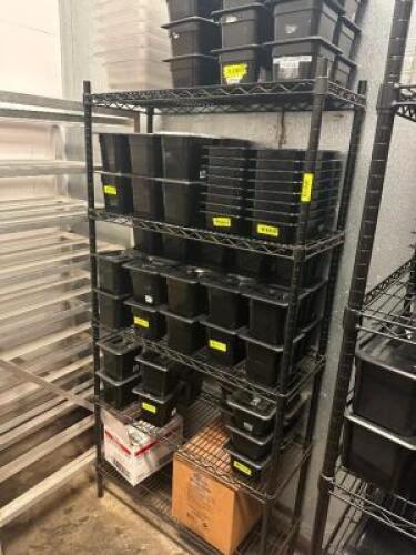 48" X 12" SIX TIER COATED WIRE SHELF