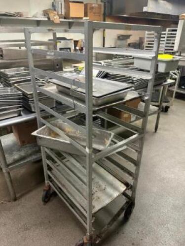 2/3 SIZE ALUMINUM TRAY RACK.