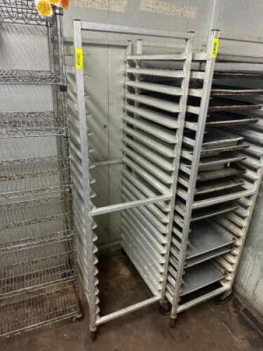 TWENTY PAN ROLL ABOUT TRAY RACK.