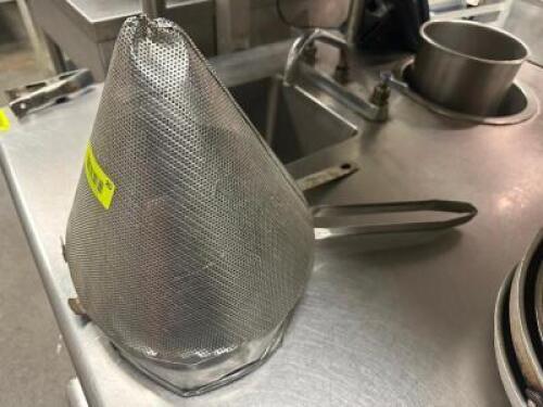 10" STAINLESS CHINA CAP