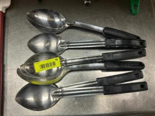 (6) ASSORTED SERVING SPOONS