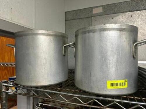 (2) 15 QT ALUMINUM STOCK POTS