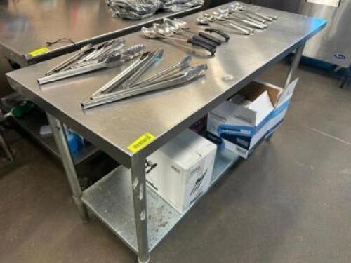 60" X 24" STAINLESS TABLE