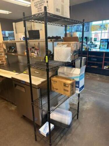 36" X 12" FOUR TIER WIRE RACK