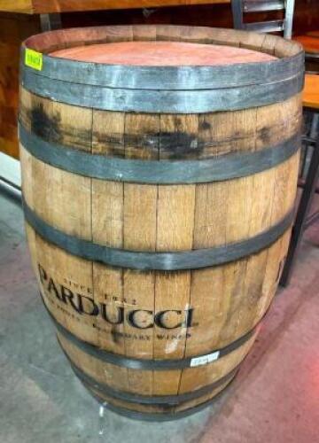 PARDUCCI OAK WINE BARREL