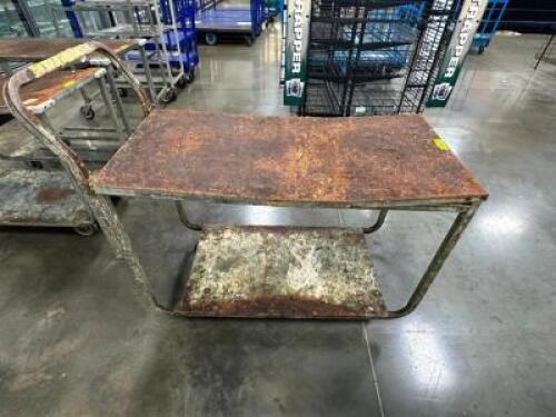 48" X 20" TWO TIER METAL CART