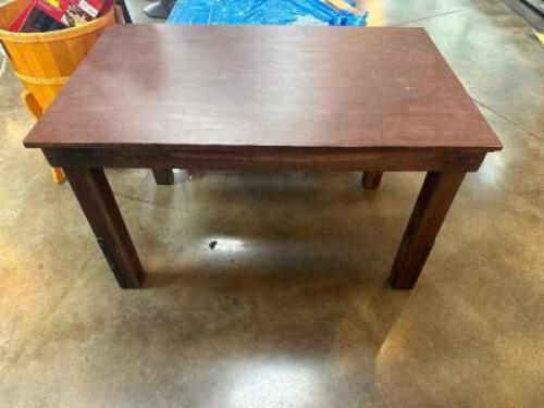 (2) 48" X 30" LAMINATE CHERRY NESTING TABLES