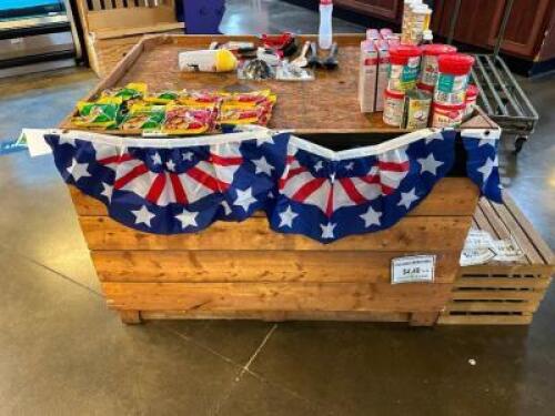 48" X 40" CRATE STYLE PRODUCE DISPLAY