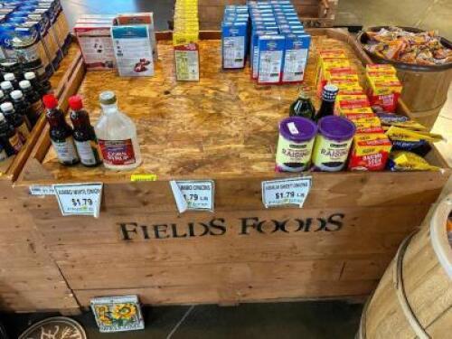 48" X 40" CRATE STYLE PRODUCE DISPLAY