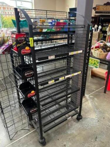 36" FIVE TIER WIRE DISPLAY RACK