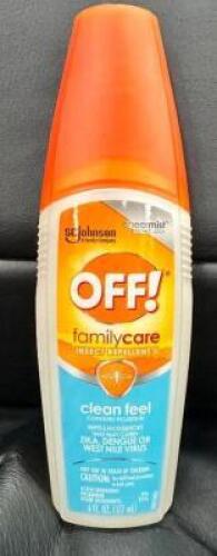 (12)- BOTTLES OF OFF! BUG SPRAY