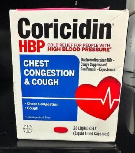 (12)- BOXES OF CONGESTION AND COUGH MEDICINE