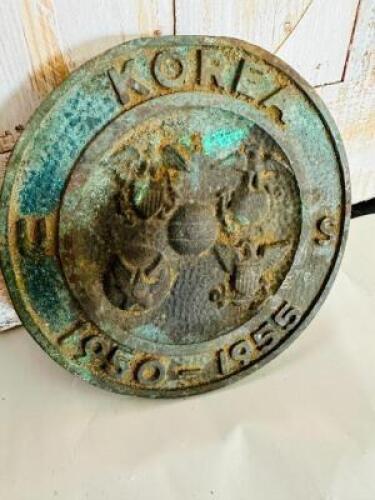 METAL KOREAN WAR US EMBLEM 1950-1955