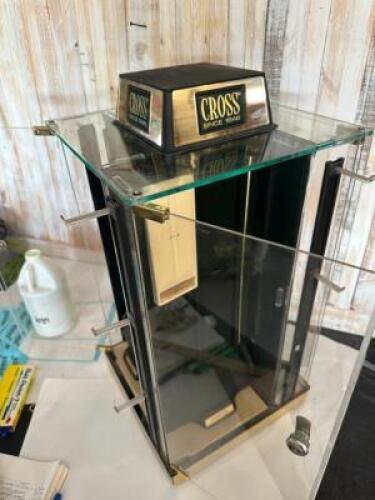 CROSS GLASS DISPLAY CABINET