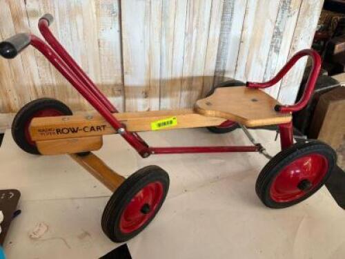 VINTAGE RADIO FLYER ROW CART IN GREAT SHAPE