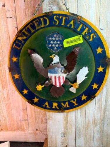 METAL US ARMY SIGN
