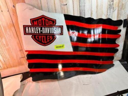 HARLEY DAVIDSON METAL FLAG