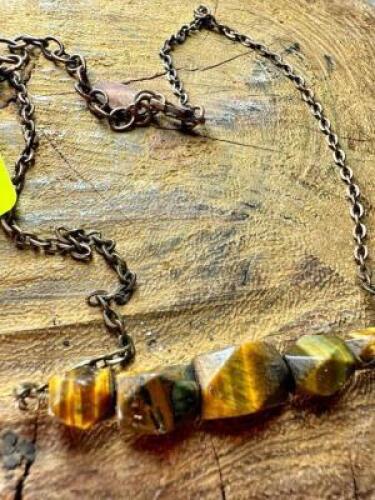 STONE/COPPER NECKLACE