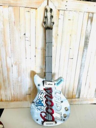 METAL COORS LIGHT GUITAR