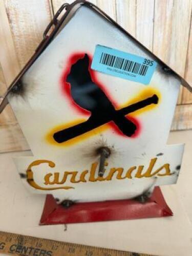 CARDINALS BIRD HOUSE
