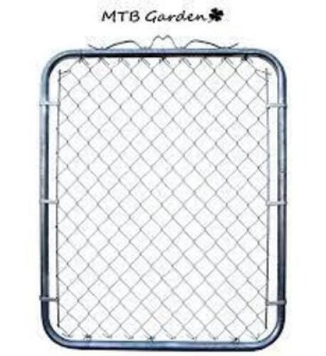 DESCRIPTION: (1) CHAIN LINK GARDEN WALKING FENCE GATE BRAND/MODEL: MTB INFORMATION: GALVANIZED SIZE: 48" X 36" RETAIL$: $119.90 EA QTY: 1