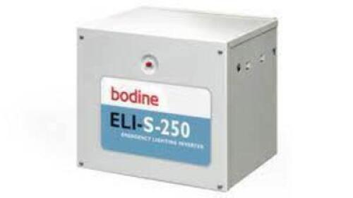 DESCRIPTION: (1) EMERGENCY LIGHTING BACKUP INVERTER BRAND/MODEL: BODINE-PHILIPS #ELIS250I2UO30AD2 INFORMATION: GRAY RETAIL$: $1349.95 EA QTY: 1