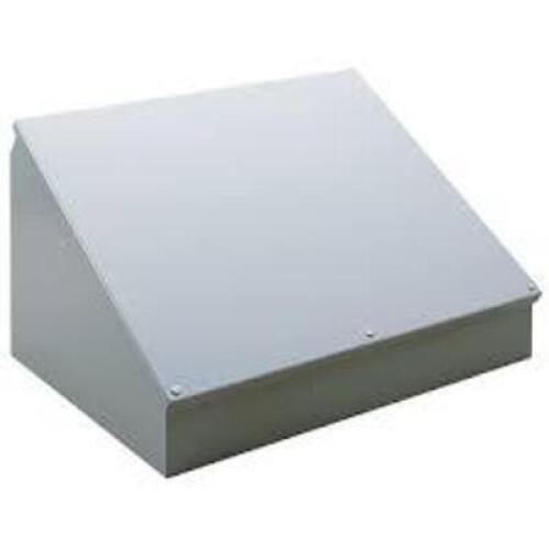 DESCRIPTION: (1) CONTROL CONSOLE BRAND/MODEL: NVENT HOFFMAN #C12C20 INFORMATION: GRAY SIZE: STEEL, SLOPED RETAIL$: $387.03 EA QTY: 1