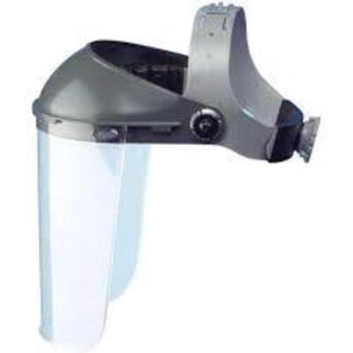 DESCRIPTION: (4) FACESHIELD HEADGEAR BRAND/MODEL: HONEYWELL #15W970 SIZE: RATCHET ONE SIZE FITS MOST RETAIL$: $20.00 EA QTY: 4
