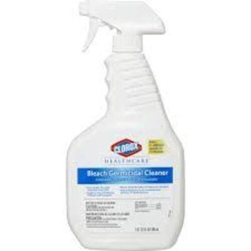DESCRIPTION: (6) BLEACH GERMICIDAL CLEANER BRAND/MODEL: CLOROX HEALTHCARE #6VDE6 SIZE: 32 OZ RETAIL$: $140.00 TOTAL QTY: 6