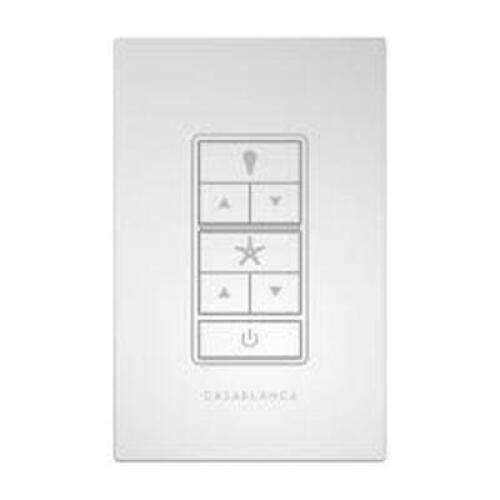 DESCRIPTION: (1) UNIVERSAL WALL LIGHT AND FAN CONTROL BRAND/MODEL: CASABLANCA #99195 RETAIL$: $34.99 EA QTY: 1